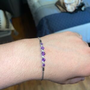 Amethyst bracelet